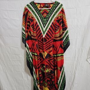 Nf colorful Dashiki and matching scarf